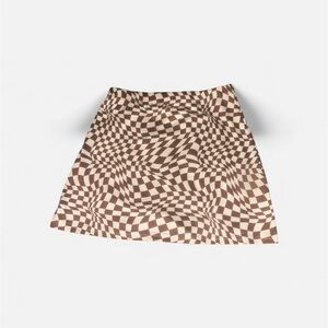SHEIN Checkered Skirt